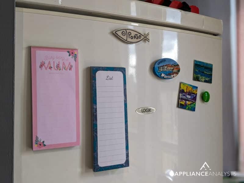 Fridge with magnets