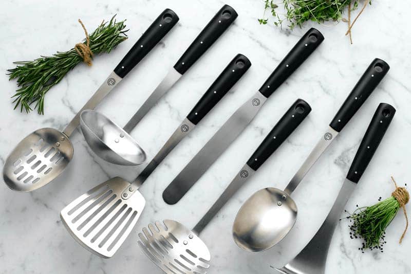 stainless steel kitchen utensils