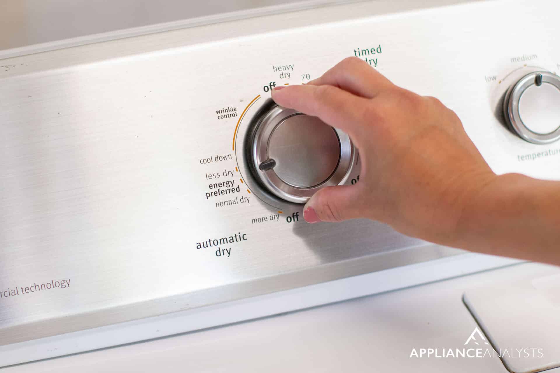 Whirlpool Dryers How to Change the Temperature Settings
