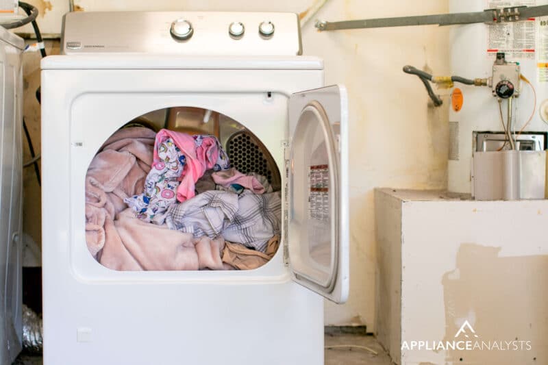 overloaded dryer