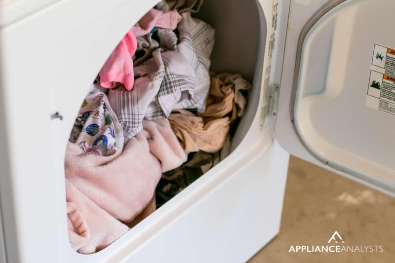 Overloaded dryer