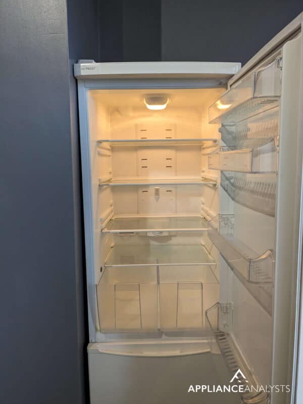 Refrigerator storage capacity