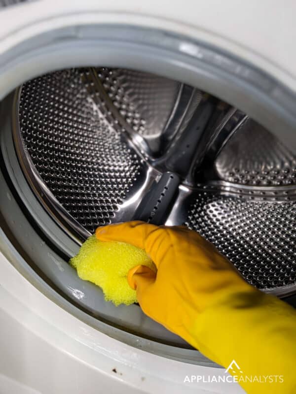 Cleaning washer gasket
