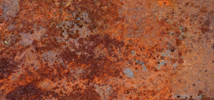 A rusty surface